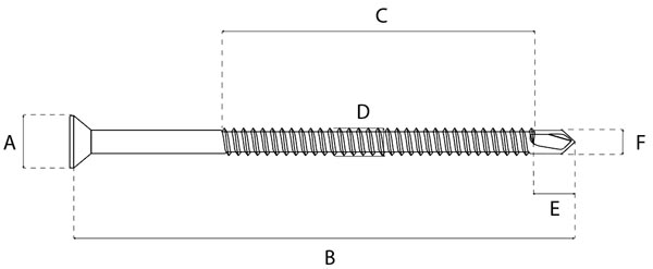 Stainless Steel Countersunk Sheet to Light Section - Powell Gee